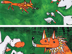 Притча о лисе и гусях