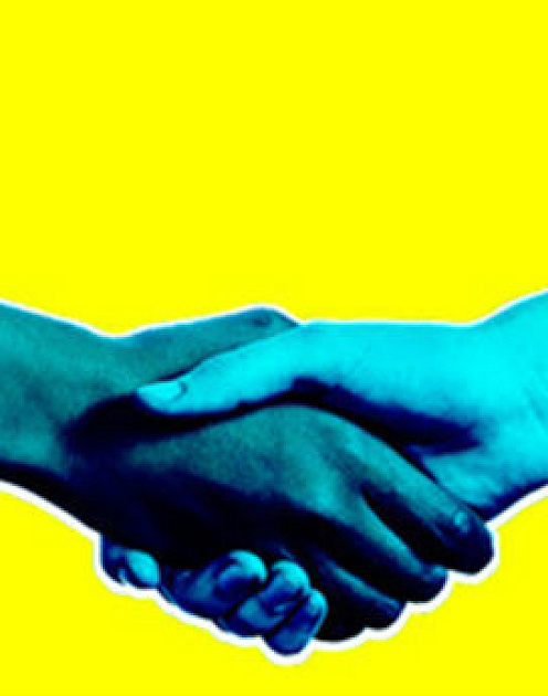 Чтобы переговоры были успешными, не забудьте пожать друг другу руки