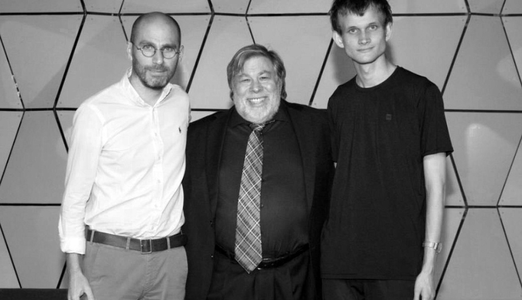 Владислав Мартынов, Стив Возняк, Виталик Бутерин / Фото: из личного архива