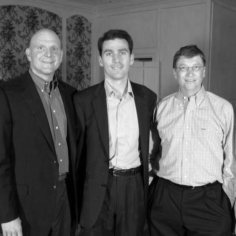 Стив Балмер, Владислав Мартынов, Билл Гейтс / Фото: из личного архива